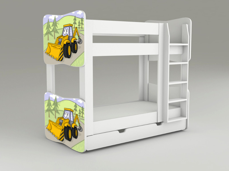 Becks poschodová posteľ Digger BLM